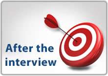 Career coaching and training on follow up after the interview