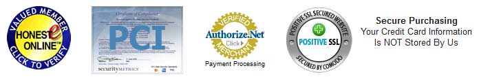 SLL encryption and PCI compliance guarantee your order information is safe with Career Confidential
