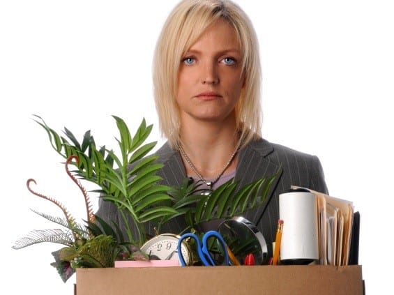 Woman Carrying Belongings in Box