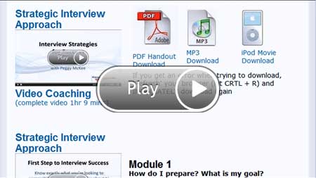 Strategic Interviewing Approach Walk-through Video