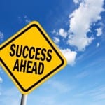 Success ahead sign