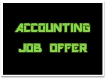 accounting job offer