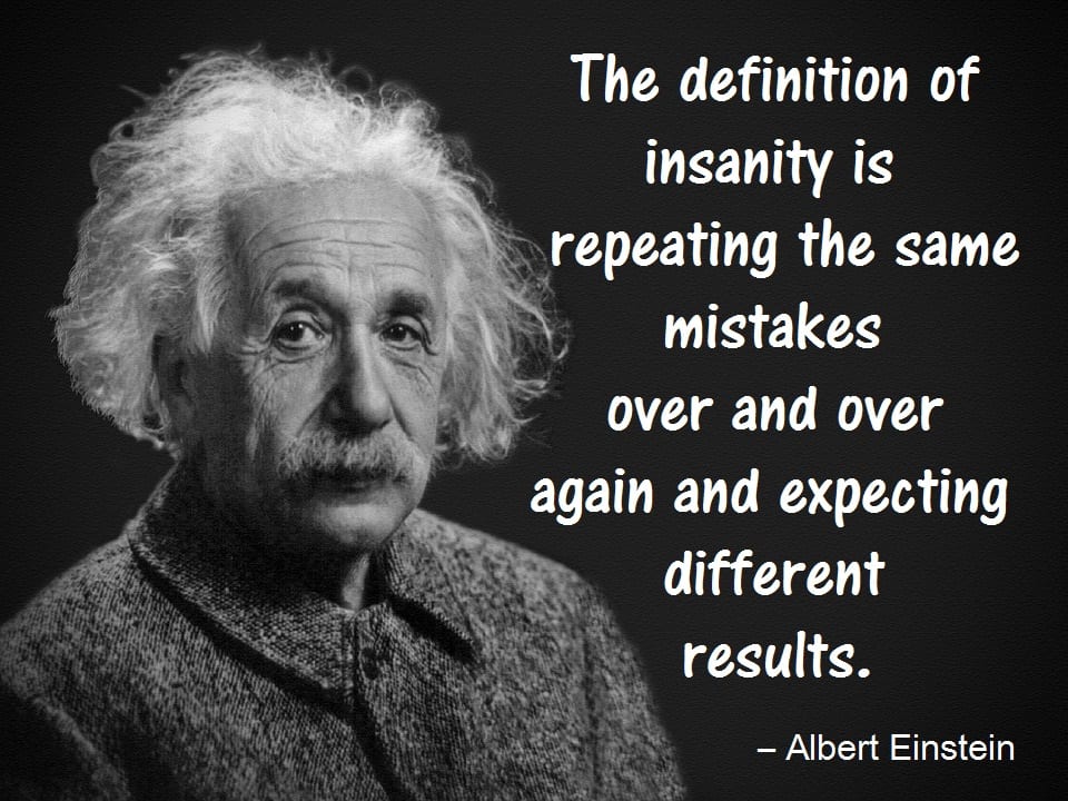 Monday Motivator for Your Job Search - Definition of Insanity