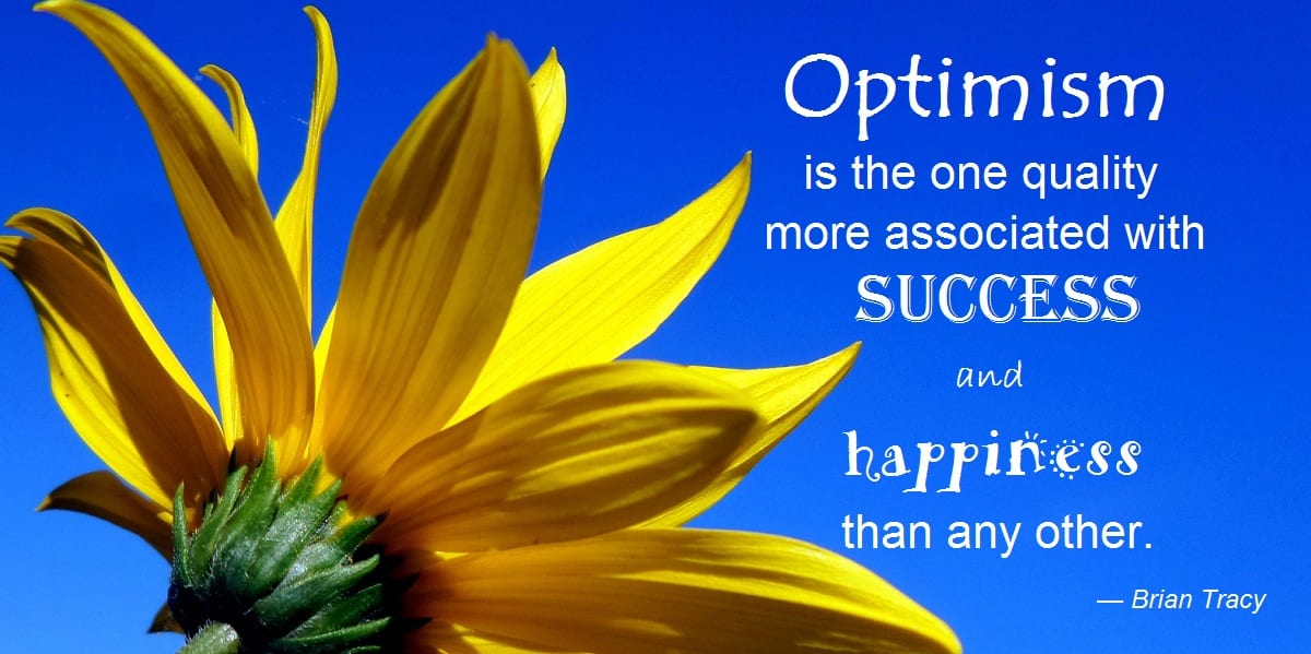 Monday Motivator for Your Job Search - Be Optimistic