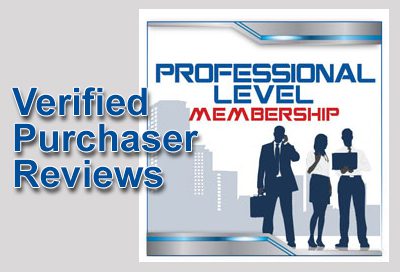 Verified Purchaser Reviews - Professional Membership Level